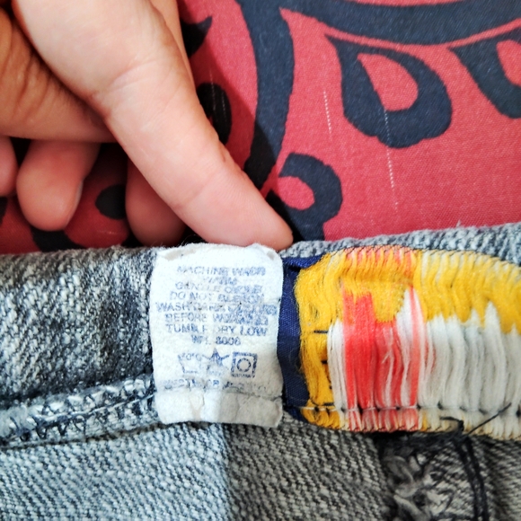 Vtg 80s/90s Panhandle Slim PG Jeans Grey Ultra High Waist Denim Corset Trousers - Picture 10 of 16